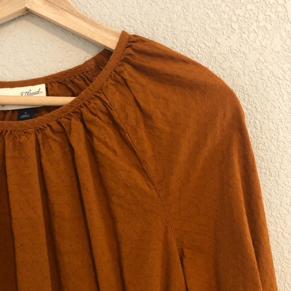 Universal Thread Peplum Blouse Rust - Picture 3 of 4